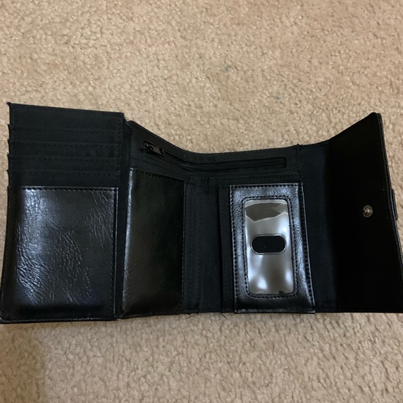 Womens black wallet - Picture 3 of 4